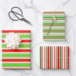 Weihnachtslieder rot, weiß, grün gefärbt geschenkpapier set
