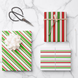 Weihnachtslieder rot, weiß, grün gefärbt geschenkpapier set