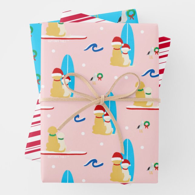 Weihnachtslieder, Seagulls Geschenk Set 3 Geschenkpapier Set (Beispiel)