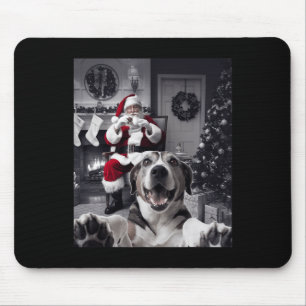 Weihnachtslieder Selfie mit dem Weihnachtsmann Nie Mousepad