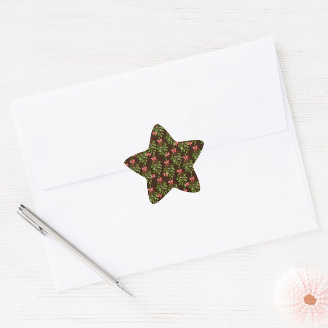 Weihnachtslieder - Starsticker Stern-Aufkleber (Umschlag)