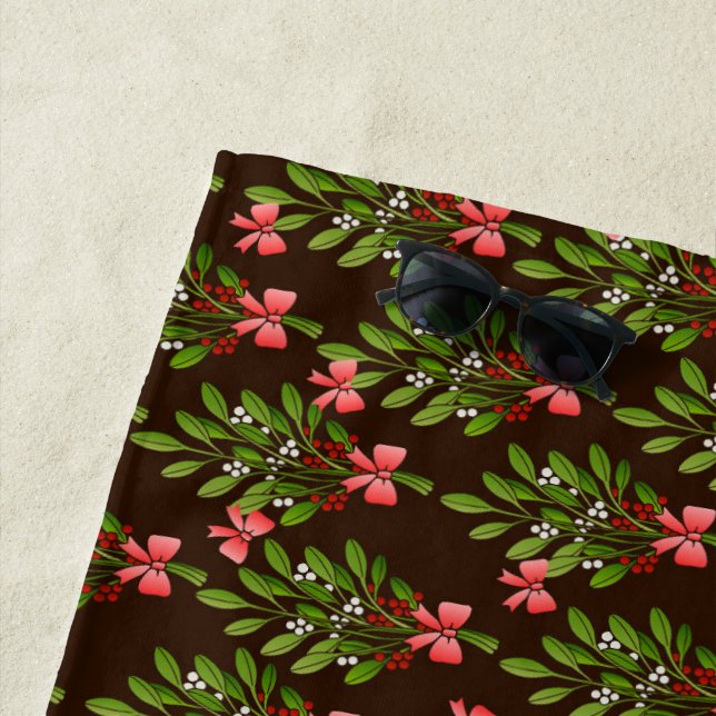 Weihnachtslieder - Strandtuch (Beispiel)