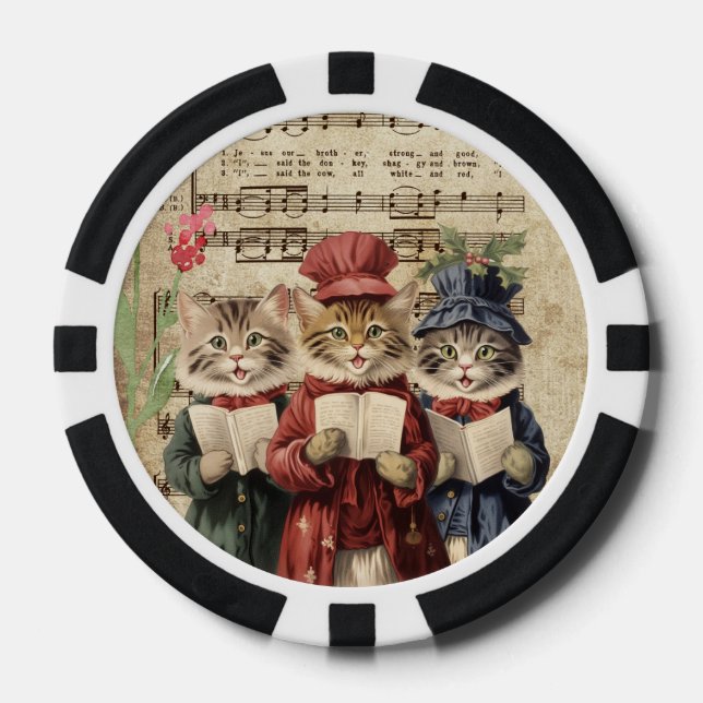 Weihnachtslieder, Weihnachtschor Pokerchips (Vorderseite)