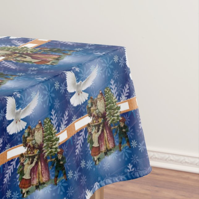 Weihnachtslieder, Weihnachtsgel Tischdecke (Beispiel)