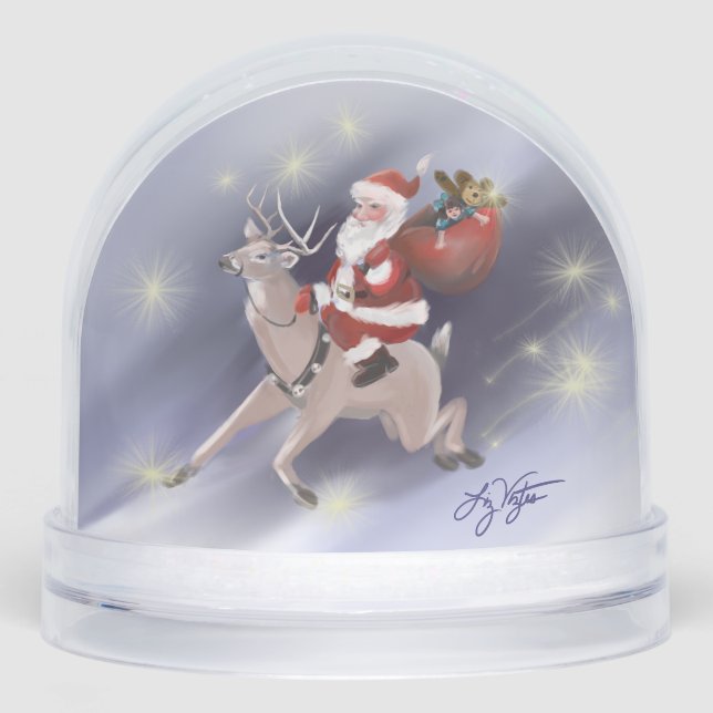 Weihnachtslieferungen Schneekugeln (Vorderseite)