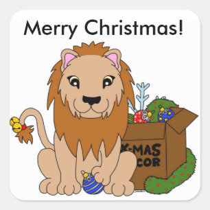 Weihnachtslion Stickers