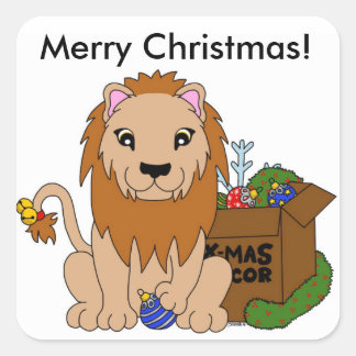 Weihnachtslion Stickers