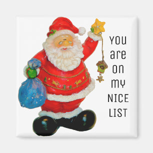 Weihnachtsliste des Weihnachtsmanns Magnet