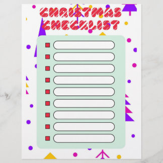 Weihnachtsliste Flyer