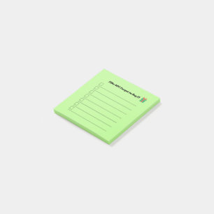 Weihnachtsliste Post It Notizen