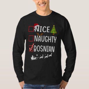 Weihnachtsliste Xmas Weihnachtsmann Nett Unartig B T-Shirt