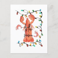 Weihnachtslobster Crawfish Crustacean Wasserfarbe