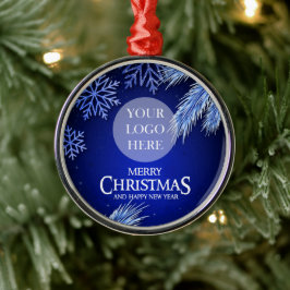 Weihnachtslogo von Luxusunternehmen - Weihnachtslo Ornament Aus Metall