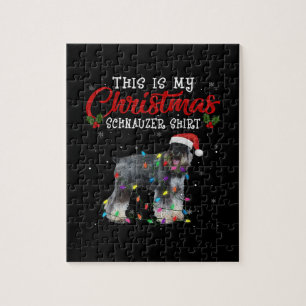 Weihnachtslover Schnauzer Vater Mama Funny Boys