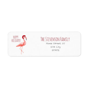 Weihnachtslustige Flamingo