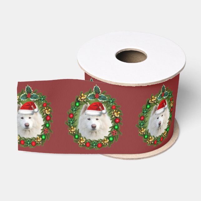 Weihnachtsmädchen 2" Grosgrain Ribbon Ripsband (Spule)