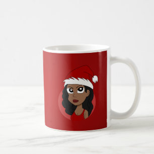 Weihnachtsmädchen-Cartoon Kaffeetasse