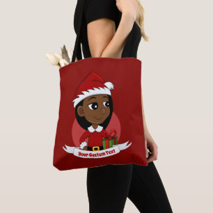 Weihnachtsmädchen Cartoon Tasche