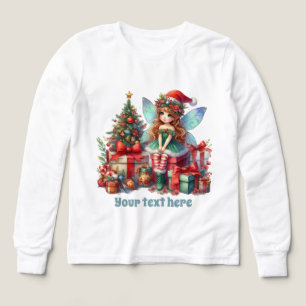 Weihnachtsmädchen, die für Weihnachten individuell