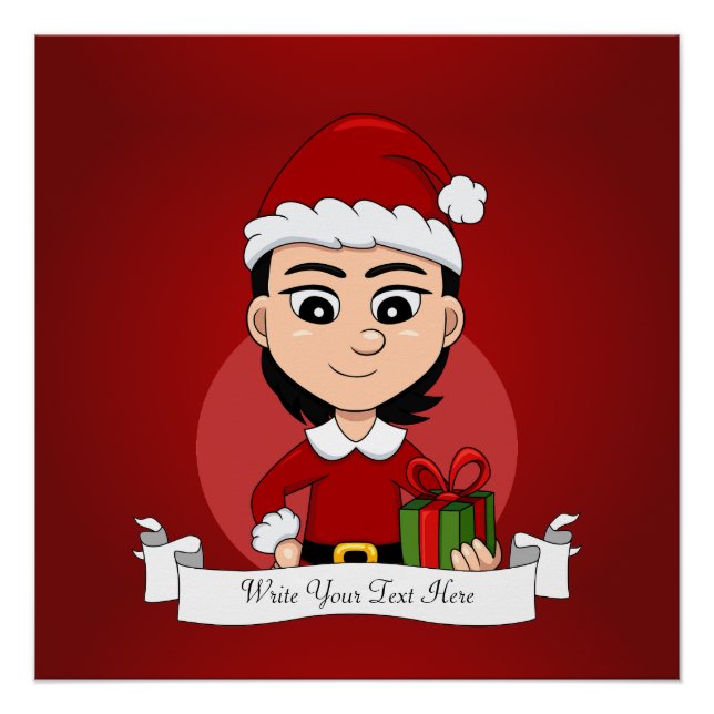 Weihnachtsmädchen-head-03.png Poster (Vorderseite)