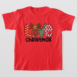 Weihnachtsmädchen in der Liebe T-Shirt