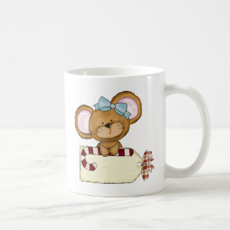 Weihnachtsmädchen Maus Kaffeetasse