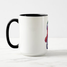 Weihnachtsmädchen pixelart tasse