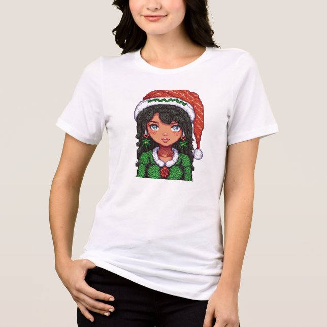 Weihnachtsmädchen-T - Shirt (Vorderseite)