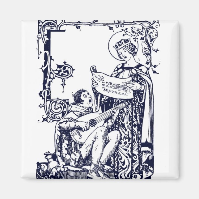 WeihnachtsMadrigals Magnet (Vorne)
