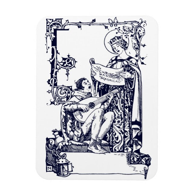 WeihnachtsMadrigals Magnet (Vertikal)