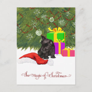 Weihnachtsmagie Feiertagspostkarte