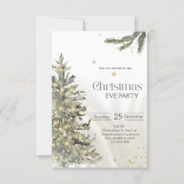 Weihnachtsmagie in jeder Snowflake-Urlaubskarte Einladung