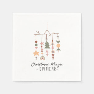 Weihnachtsmagie ist in der Luft Serviette