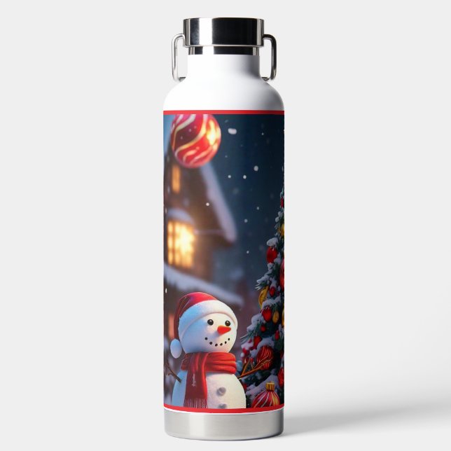 "Weihnachtsmagie" Trinkflasche (Vorderseite)