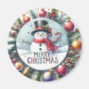 Weihnachtsmagnete - Festlicher Kühlschrank Dekorat Magnet