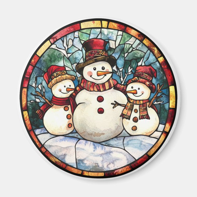 Weihnachtsmagnete - Festlicher Kühlschrank Dekorat Magnet (Vorne)