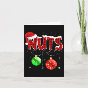 Weihnachtsmahlzeiten Couple Family Kastanien Karte