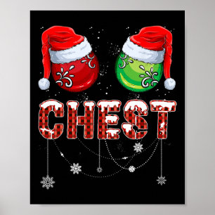 Weihnachtsmahlzeiten Couple Family Kastanien Poster