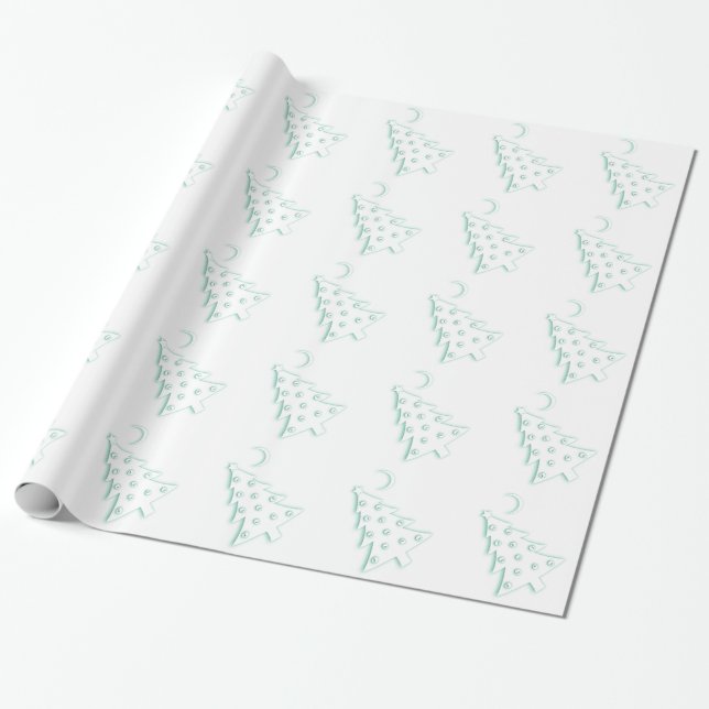 Weihnachtsmakaberer Baum Geschenkpapier (Ungerollt)