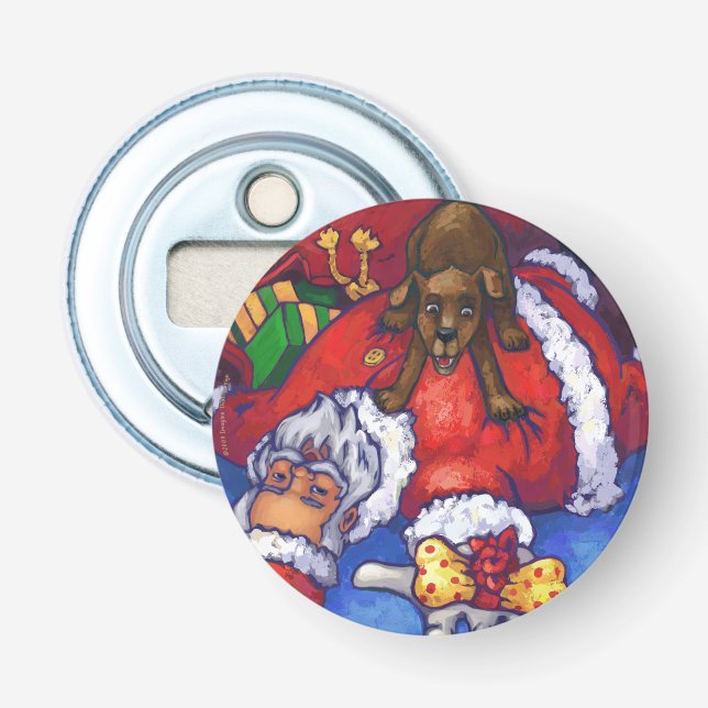 Weihnachtsmalerei Flaschenöffner (Vorderseite)