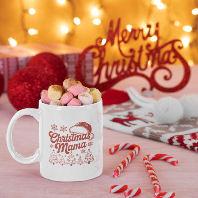 Weihnachtsmama Kaffeetasse (Von Creator hochgeladen)