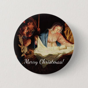 Weihnachtsmanagerszene Button