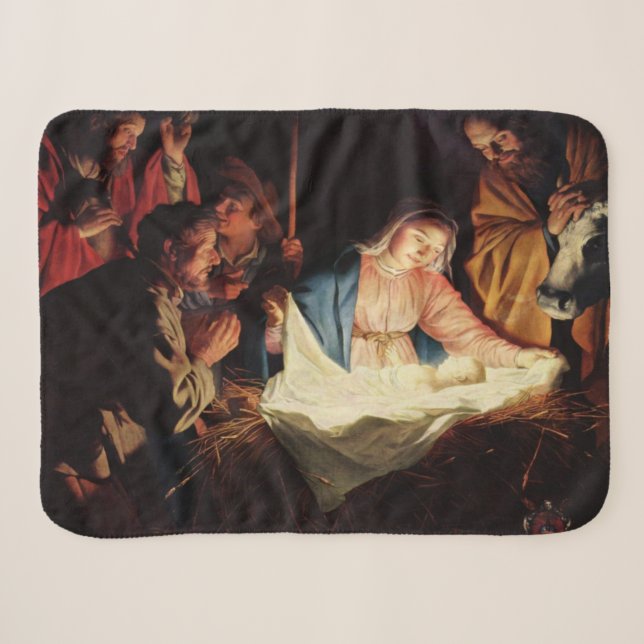 Weihnachtsmanagerszene Sherpadecke (Vorderseite (Horizontal))