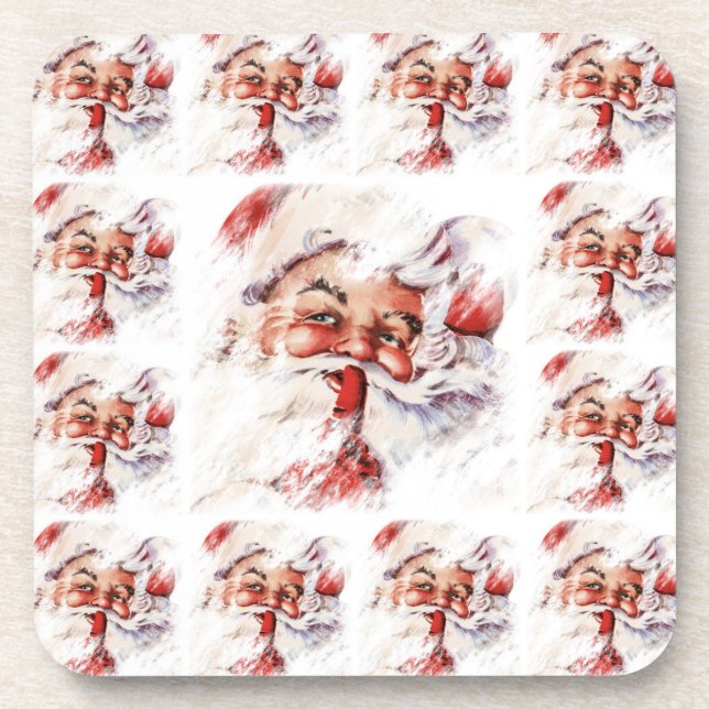 Weihnachtsmann 024 getränkeuntersetzer (Vorderseite)