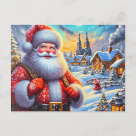 Weihnachtsmann 02 postkarte