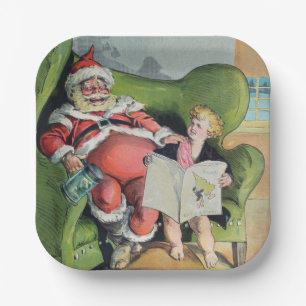 Weihnachtsmann 1896 Teller