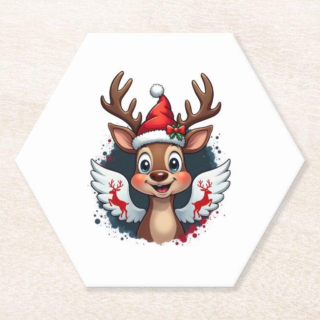 Weihnachtsmann (1) untersetzer (Vorderseite)