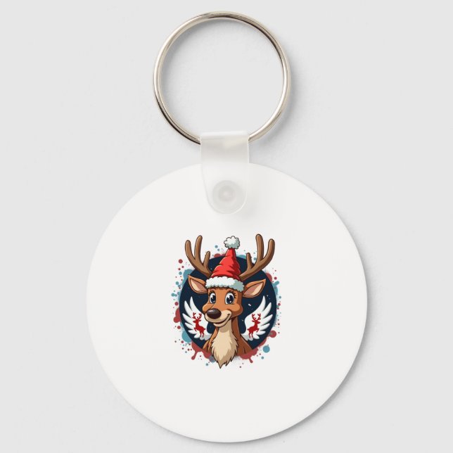 Weihnachtsmann (2) schlüsselanhänger (Vorderseite)