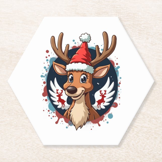 Weihnachtsmann (2) untersetzer (Vorderseite)