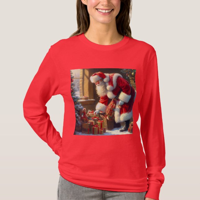 Weihnachtsmann 3 T-Shirt (Vorderseite)